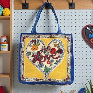 Brighton Tied With Love Tote Clancy Art NWT